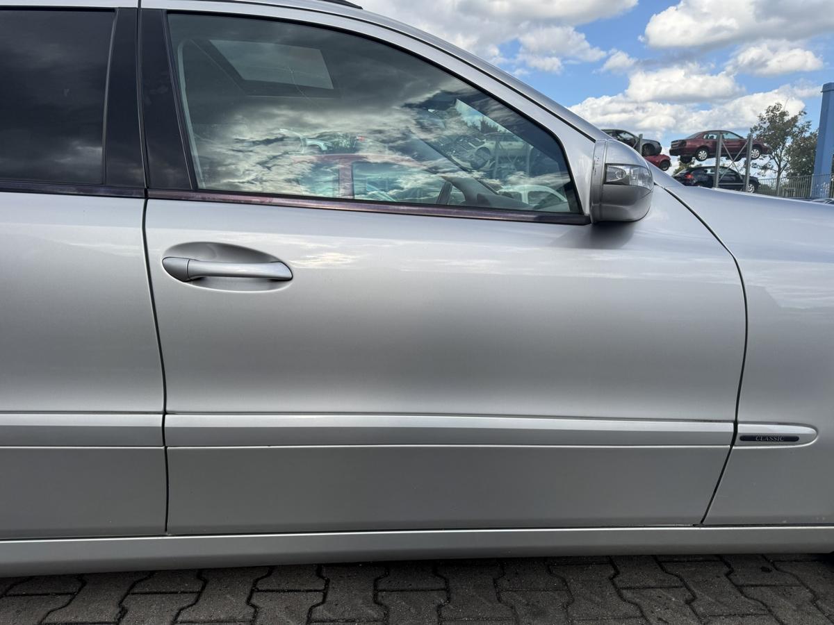 Mercedes E Klasse W211 S211 original T&uuml;r vorn rechts 744 Brillantsilber Rohbau Bj.2005